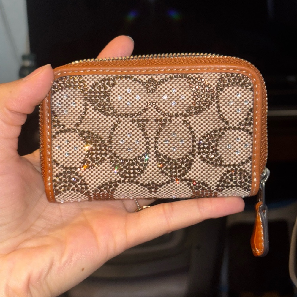 Coach Crystal Small Wallet LE